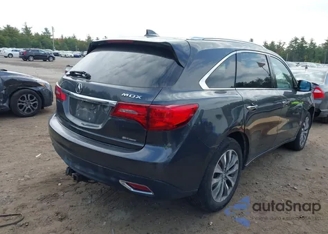 2015 Acura Mdx Technology Package z USA, uszkodzony, nr VIN 5FRYD4H47FB026948